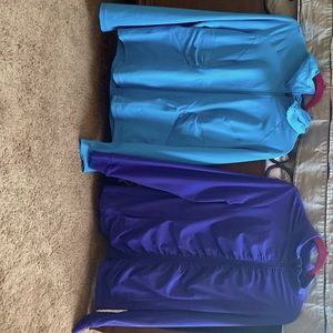 Womens Large Xersion Dri Fit zip ups